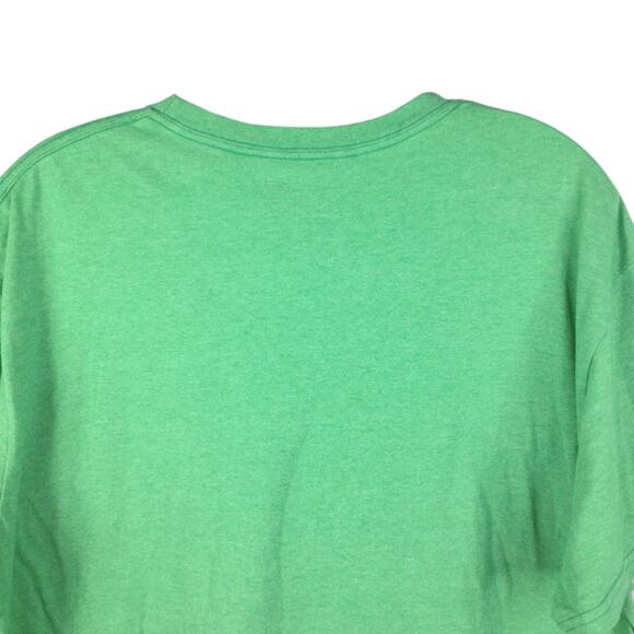 Fifth Sun Holiday Specials Green Santa And Chill Christmas Holiday Green T Shirt - Picture 7 of 7